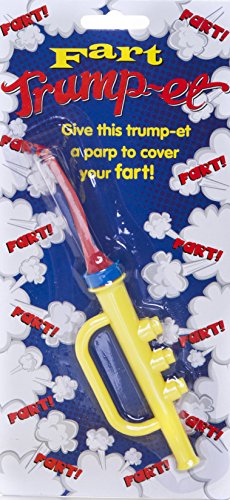 Boxer Gifts Novelty Fart Trumpet | Funny Childrens Stocking Filler Gift for Birthday Christmas, Yellow