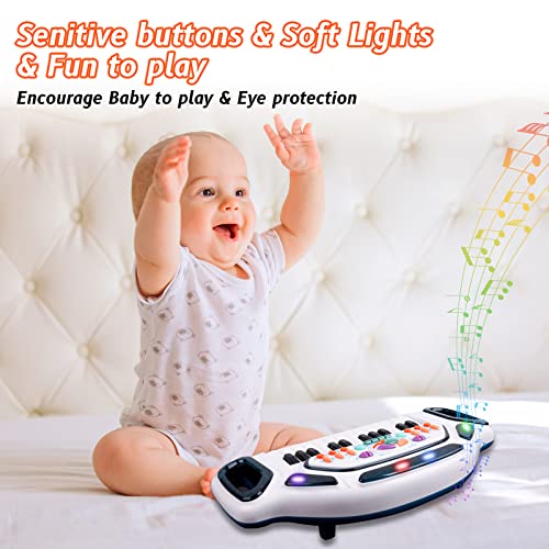 Shayson Kids Keyboard Multi-Function Piano Keyboard Toddler With Soft Lights Musical Toy For Baby Boys Girls Birthday Gift