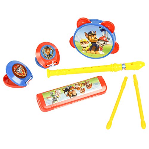 Paw Patrol Pack Away Drum Set | Musical Playset Including 5+ Musical Instruments | Paw Patrol Themed Musical Instrument Set | Paw Patrol Toys | Childrens Music Toys Band Set | Ages 3+