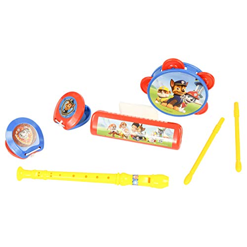 Paw Patrol Pack Away Drum Set | Musical Playset Including 5+ Musical Instruments | Paw Patrol Themed Musical Instrument Set | Paw Patrol Toys | Childrens Music Toys Band Set | Ages 3+