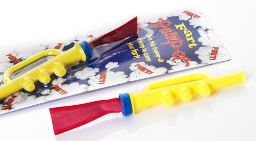 Boxer Gifts Novelty Fart Trumpet | Funny Childrens Stocking Filler Gift for Birthday Christmas, Yellow