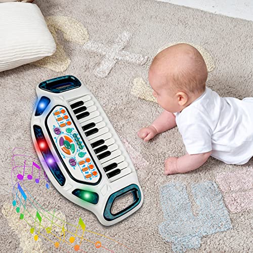 Shayson Kids Keyboard Multi-Function Piano Keyboard Toddler With Soft Lights Musical Toy For Baby Boys Girls Birthday Gift