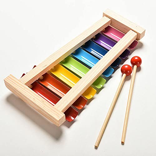True Face Kids Wooden Xylophone Child Musical Instrument Rainbow Educational Children Toy Music Wooden Instruments Percussion Musical Toys