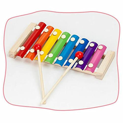 True Face Kids Wooden Xylophone Child Musical Instrument Rainbow Educational Children Toy Music Wooden Instruments Percussion Musical Toys