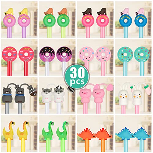 Runxin 30pcs Novelty Pens for Kids,Cute Animal Pens,Funky pens, Children School Stationery Gift Idea,Party Favours Bags Fillers for Kids Birthday Gift For Boy Girl