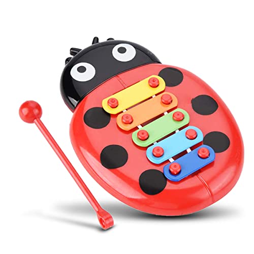 Ladybug Xylophone for Kids | Musical Instruments for Toddlers | Toddler Musical Toys for Kids | Toddler Toys | Glockenspiel for Kids | Kid Xylophone | Childs Xylophone | Childrens Xylophone