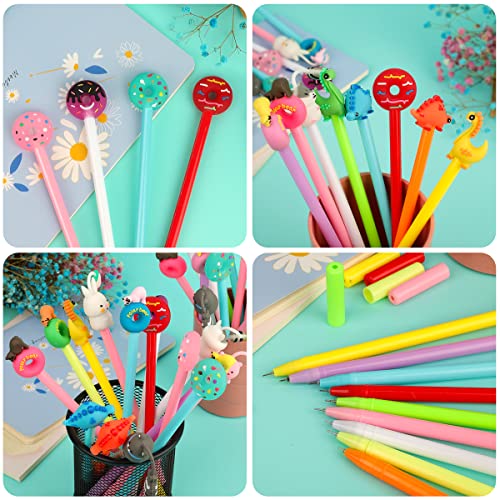 Runxin 30pcs Novelty Pens for Kids,Cute Animal Pens,Funky pens, Children School Stationery Gift Idea,Party Favours Bags Fillers for Kids Birthday Gift For Boy Girl