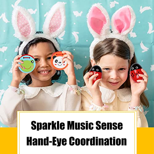 Wyzkyz Kids Musical Instruments Toys, 13PCS Wooden Percussion Instruments for Toddlers Children, Preschool Educational Learning Set Baby Boys and Girls 3 4 5 6 Years Olds Christmas Birthday Gifts