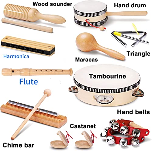 WIKKI Kids Musical Instruments Baby Musical Instrument Wooden Instruments Musical Toy Instruments Childrens Musical Instruments Baby Instruments