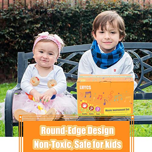 LHYCS 13PCS Children's Musical Instrument Set, Musical Toys for Boys and Girls Preschool Education, Birthday