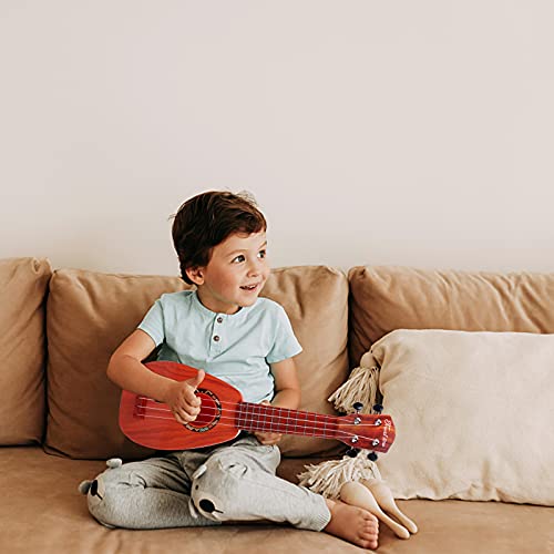 Kids Guitar, 17 Inch Ukulele for Kids, Toy Guitar for Toddlers, Kids Musical Instruments Acoustic Toys Beginner Kit with Pick, Strap –Great for Toddler and Beginner, Christmas/New Year Gift (Rosewood)