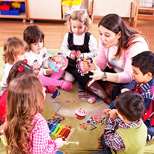 oathx Baby Girl Gifts/Toddler Musical Instruments Ages 3 /Baby Music Toys Infant /1st Birthday Girl Gifts for 3 4 Years Old/Kids Preschool Educational Learning Toys Drum, Xylophone