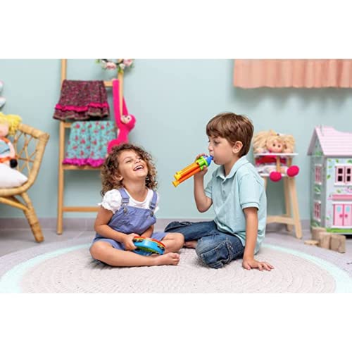 Halilit Kids Train Whistle Musical Instrument. Easy to Play. Clear Rich Sound with 3 Tones. Early Learning Educational Childrens Toy Gift. 2 Years +