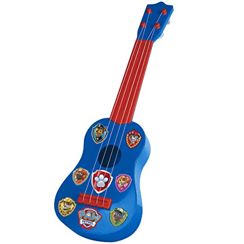 Paw Patrol Acoustic Guitar | Musical Toy Instruments For Kids | Paw Patrol Acoustic Toy Guitar With 4 Strings | Kids Guitar For Music Education | Training Guitar | Paw Patrol Toys | Ages 2+