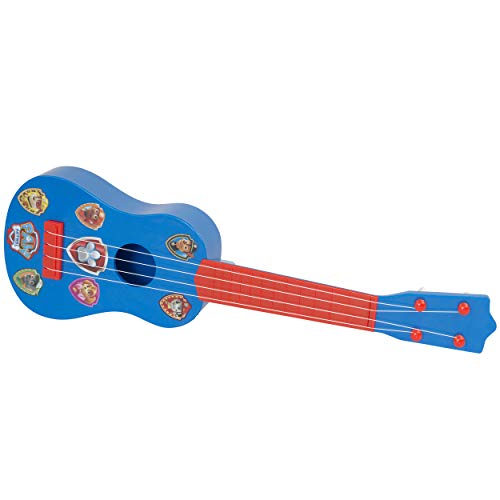 Paw Patrol Acoustic Guitar | Musical Toy Instruments For Kids | Paw Patrol Acoustic Toy Guitar With 4 Strings | Kids Guitar For Music Education | Training Guitar | Paw Patrol Toys | Ages 2+