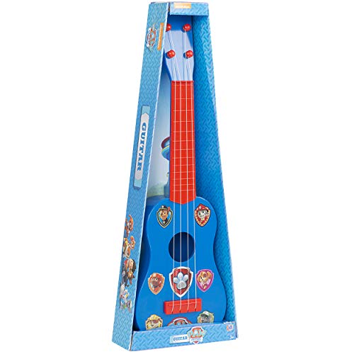 Paw Patrol Acoustic Guitar | Musical Toy Instruments For Kids | Paw Patrol Acoustic Toy Guitar With 4 Strings | Kids Guitar For Music Education | Training Guitar | Paw Patrol Toys | Ages 2+