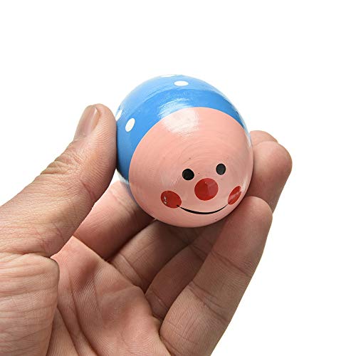 JBBERTH 4Pcs Sand Eggs Percussion Instruments Wooden Percussion Musical For Children kids Gift Random color