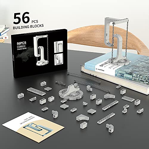 Millionspring Tensegrity Sculptures Anti-Gravity Building Blocks, Novel Physics Balance DIY Bricks Toys Early Education Assembling Building for Kids Children Gift - 56pcs