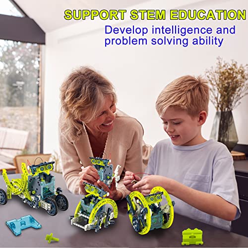 12-in-1 Education DIY Solar Robot Toys Building Science Kits for Kids Age 8 9 10 11 12 Years Old Boys Christmas Birthday Gifts STEM Robot Building Kit Toys for 8 9 10 11 12 + Years Old Boys