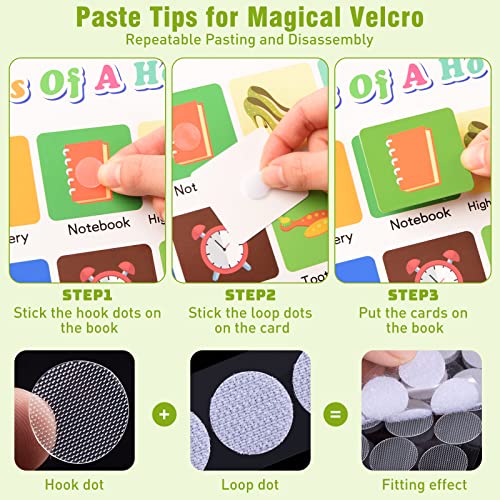 Busy Book for Toddlers, Zaluka Preschool Busy Book, Montessori Busy Book for Early Education, Educational Learning Toys for 1-3 Year Old Kids