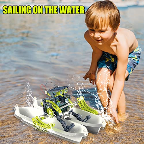 12-in-1 Education DIY Solar Robot Toys Building Science Kits for Kids Age 8 9 10 11 12 Years Old Boys Christmas Birthday Gifts STEM Robot Building Kit Toys for 8 9 10 11 12 + Years Old Boys