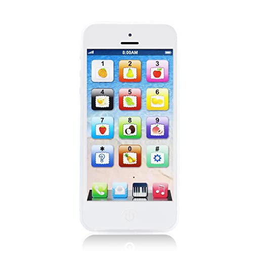 Gifts for 1-6 Year Old Boys,Phone Toy for Kids Age 2 3 4 5 Toddler Fake Phone Toys for 1-3 Year Old Boys Girls One Year Old Birthday Present for Toddlers Baby Boys Girls Mobile Phone Toy 6M+