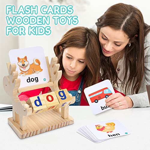 Toys for 3 4 5 6 Year Old Boys Girls Presents, Preschool Educational Toys for 3-6 Year Olds Boy Girl, Flash Cards Learning Games for Children Age 4 5 6 7, Gifts for 3-7 Year Old Kids Christmas Easter