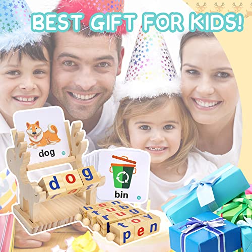 Toys for 3 4 5 6 Year Old Boys Girls Presents, Preschool Educational Toys for 3-6 Year Olds Boy Girl, Flash Cards Learning Games for Children Age 4 5 6 7, Gifts for 3-7 Year Old Kids Christmas Easter