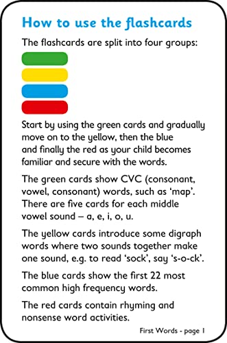 First Words Flashcards: Ideal for home learning (Collins Easy Learning Preschool)
