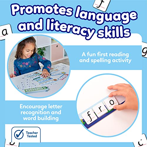 Orchard Toys Match and Spell Game for Sight Words, Reading & Literacy Skills, Educational Board Games for Kids, Spelling Word Games with Flash Cards, Phonics, Alphabet & Learning Toys for Ages 4+