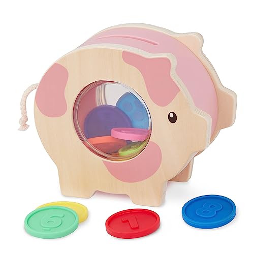 Battat Education 62243456297 Education – Fine Motor Toy – Save & Count Piggy Bank, Multiiple, Small