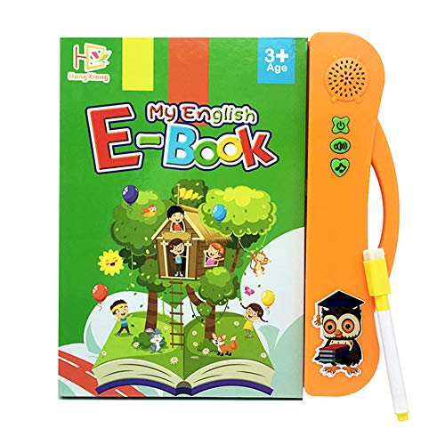 Yiran ABC Learning Sound Book Toy for toddlers 6 months to 3 years old, Activities With Numbers, Shapes, Colors & Animals, Interactive books for Children.