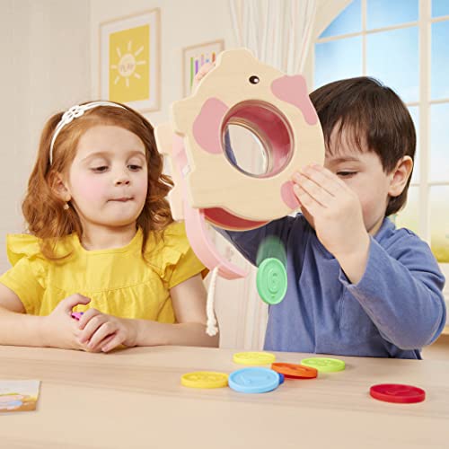 Battat Education 62243456297 Education – Fine Motor Toy – Save & Count Piggy Bank, Multiiple, Small