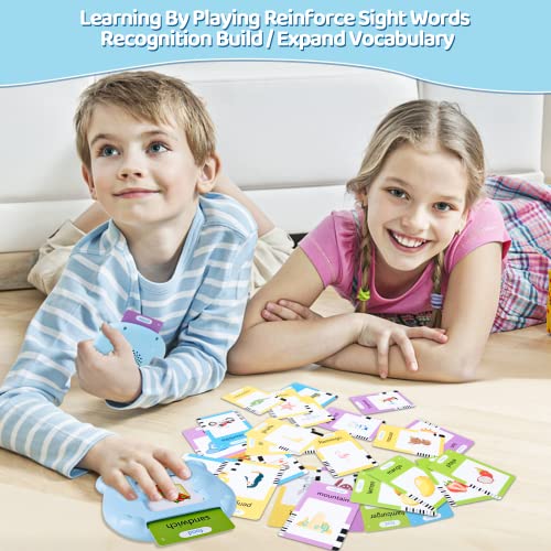 Talking Flash Cards Learning Reading Machine with 224 Words Early Educational Toys Gifts for Kids Birthday Christmas
