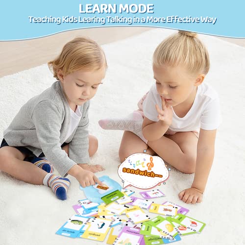 Talking Flash Cards Learning Reading Machine with 224 Words Early Educational Toys Gifts for Kids Birthday Christmas