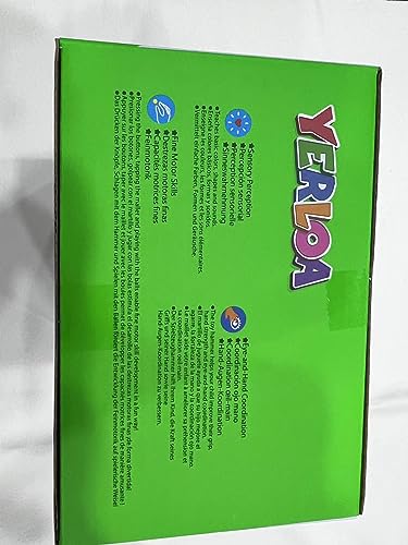 Yerloa Baby Xylophone with Balls Hammer, Musical Toys 6 12 Months , Kids Educational Toys Gifts for 1 2 3 Year Olds Girls Boys