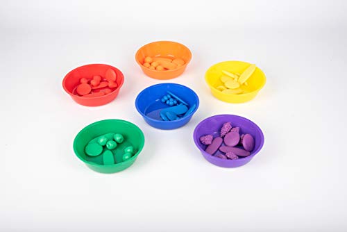 EDX Education 53842 edx education Coloured Sorting Bowls - Pack of 6
