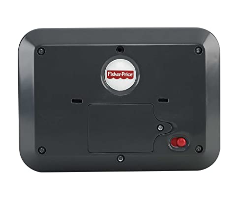 Fisher-Price Pretend Tablet Toddler Learning Toy with Lights Music and Smart Stages Educational Content, Gray, Laugh & Learn UK English Version - CDG33