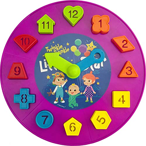 CoComelon 5060573543644 Learning Clock Toy, Multicolour