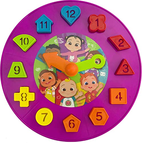 CoComelon 5060573543644 Learning Clock Toy, Multicolour