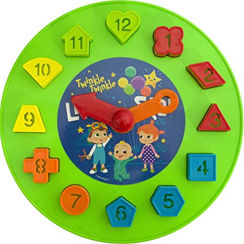 CoComelon 5060573543644 Learning Clock Toy, Multicolour