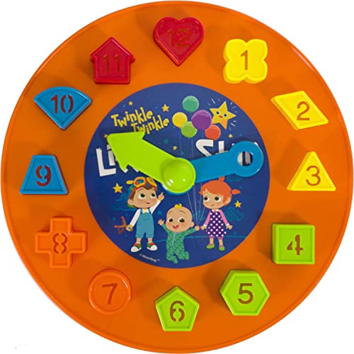 CoComelon 5060573543644 Learning Clock Toy, Multicolour