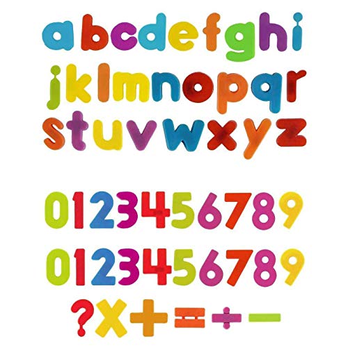 52 Magnetic Fridge Letters Numbers & Symbols Children Educational ABC Alphabet Learning Toy Great For Preschool Spelling Counting Home School Games