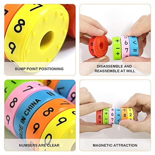 2pcs Magnetic Arithmetic Learning Toys, Intelligence Brain Developing Toy, Educational Math Toys for Children Kids.