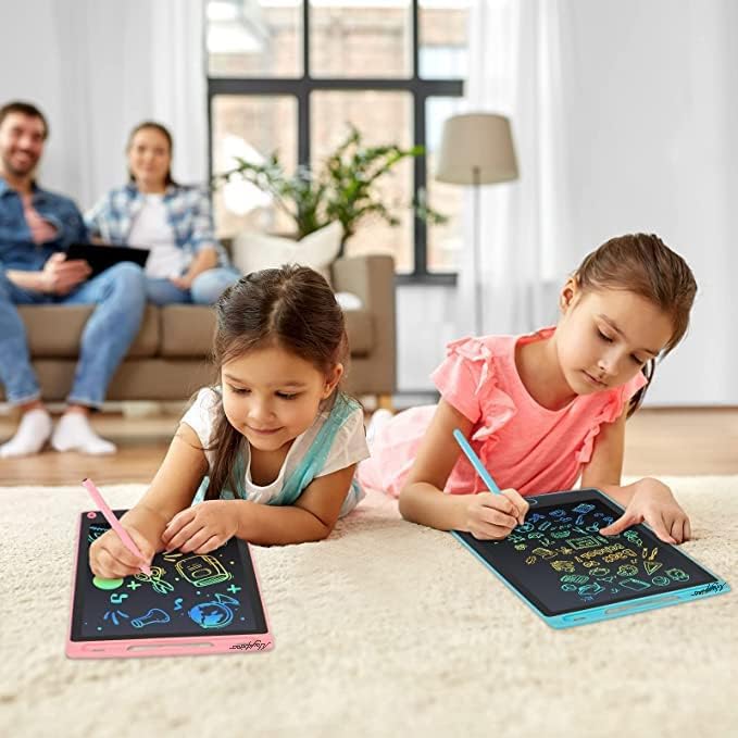 2 Pack LCD Writing Tablet | Doodle Scribbler Pad 8.5 inch Colorful Screen Drawing Board Learning Gift for Kids | Educational Toys for 3-6 Years Old Boys & Girls