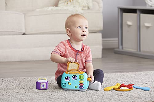 LeapFrog Yum-2-3 Toaster, Learning Toy with Sounds and Colours for Sensory Play, Educational Toys for Kids, Preschool Toys, Pretend Play for Boys and Girls Aged 1, 2 & 3 Years, English Version