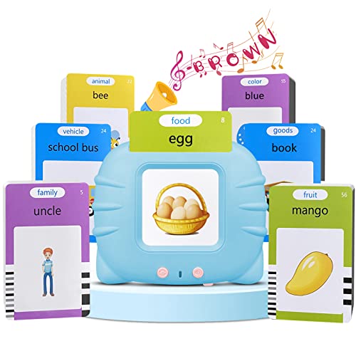 Talking Flash Cards for Toddlers Speech Therapy Toys For Toddlers for 2 3 4 5 6 Year Old Girls Boys 224 Sight Words Early Educational Toys Preschool Learning Resources Montessori Interactive Gifts