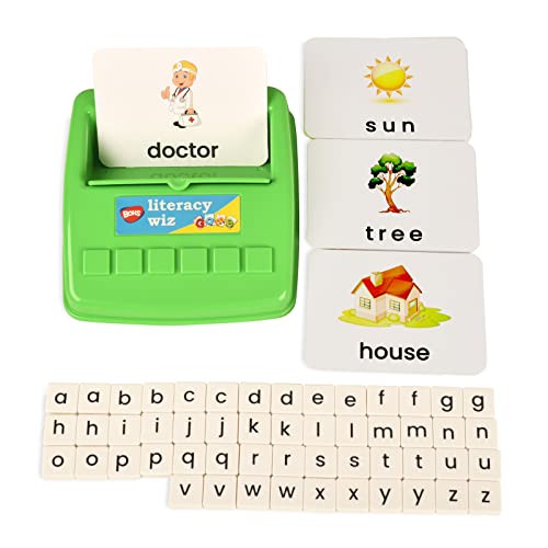 BOHS Literacy Wiz Fun Game -Lower Case Daily Words - 60 Flash Cards - Preschool Language Learning Educational Toys