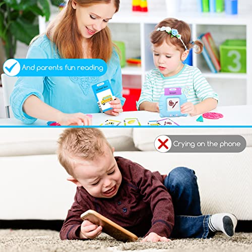 Talking Flash Cards for Toddlers Speech Therapy Toys For Toddlers for 2 3 4 5 6 Year Old Girls Boys 224 Sight Words Early Educational Toys Preschool Learning Resources Montessori Interactive Gifts