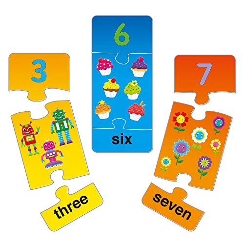 Galt Toys, Number Puzzles, Numbers Jigsaw Puzzle for Kids, Ages 3 Years Plus